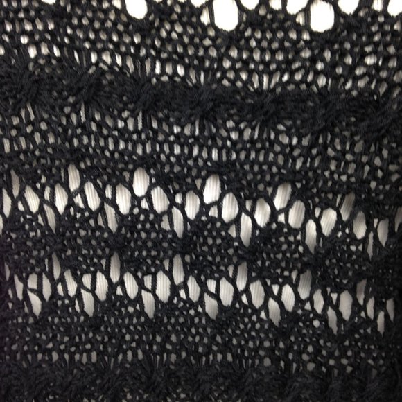 NWT BCBGMaxAzaria Blouse with Fringe Hem s - Picture 8 of 9